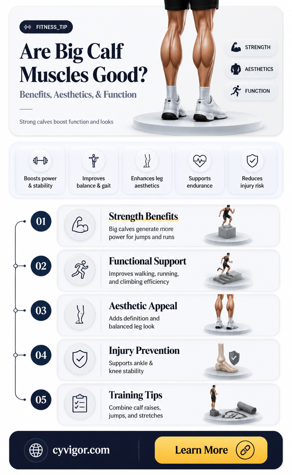 are big calf muscles good