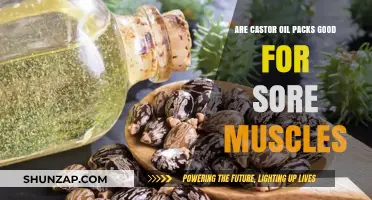 Castor Oil Packs: Natural Relief for Sore Muscles?