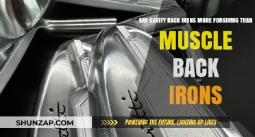Exploring Golf Iron Designs: Cavity Back vs Muscle Back Forgiveness