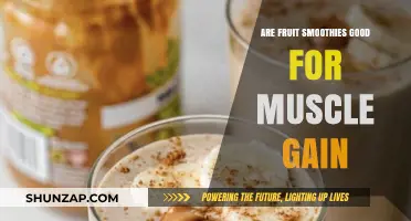 Fruit Smoothies for Muscle Gain: Effective Post-Workout Fuel?