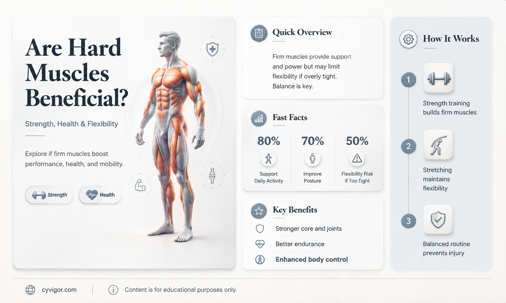 are hard muscles good