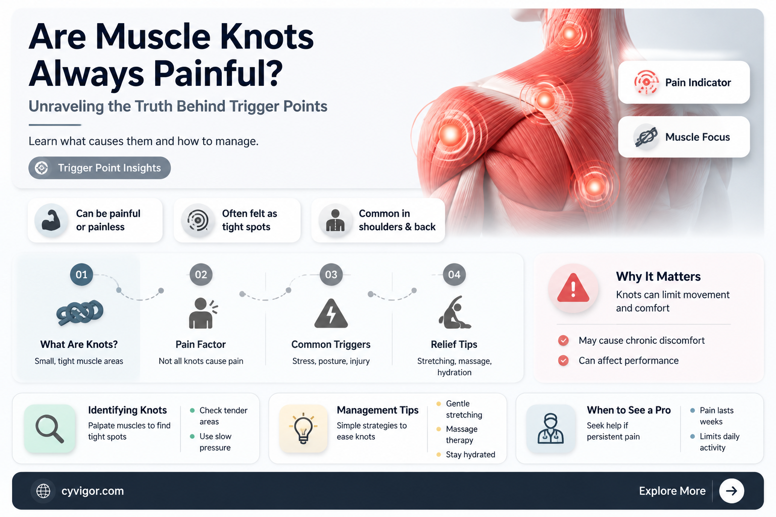 are muscle knots always painful
