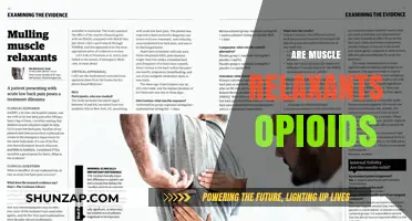 Muscle Relaxants vs. Opioids: Understanding the Key Differences