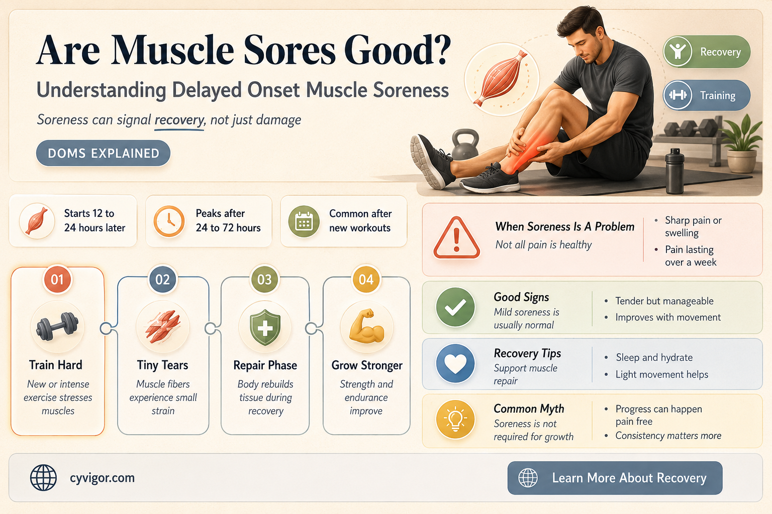 are muscle sores good