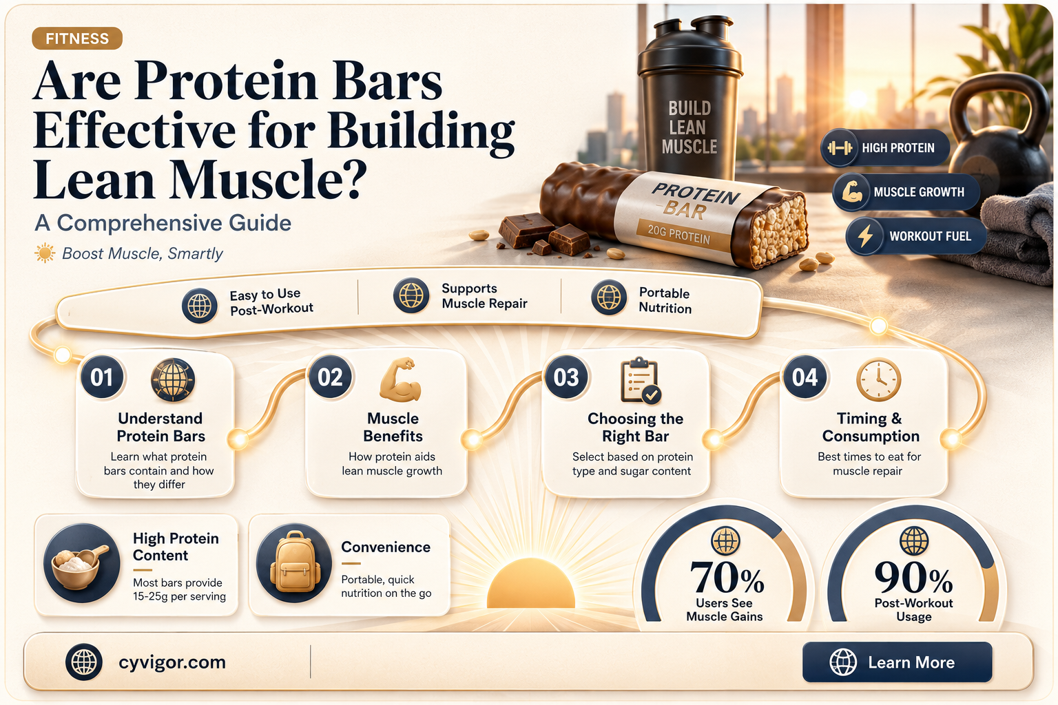 are protein bars good for lean muscle