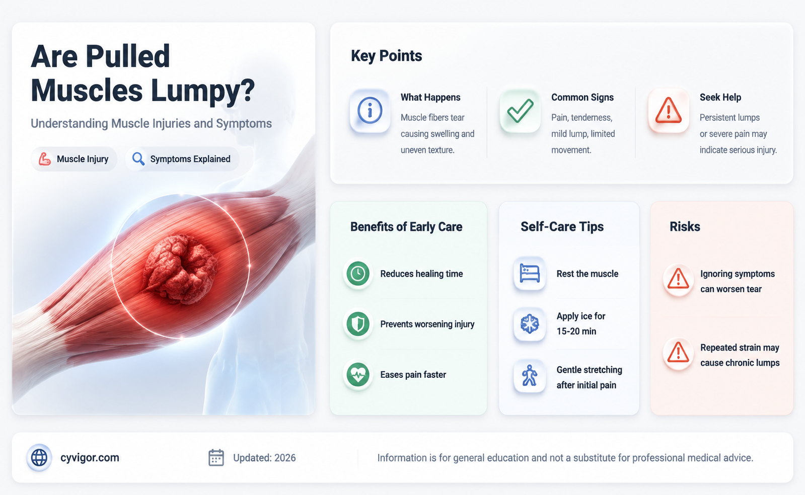 are pulled muscles lumpy