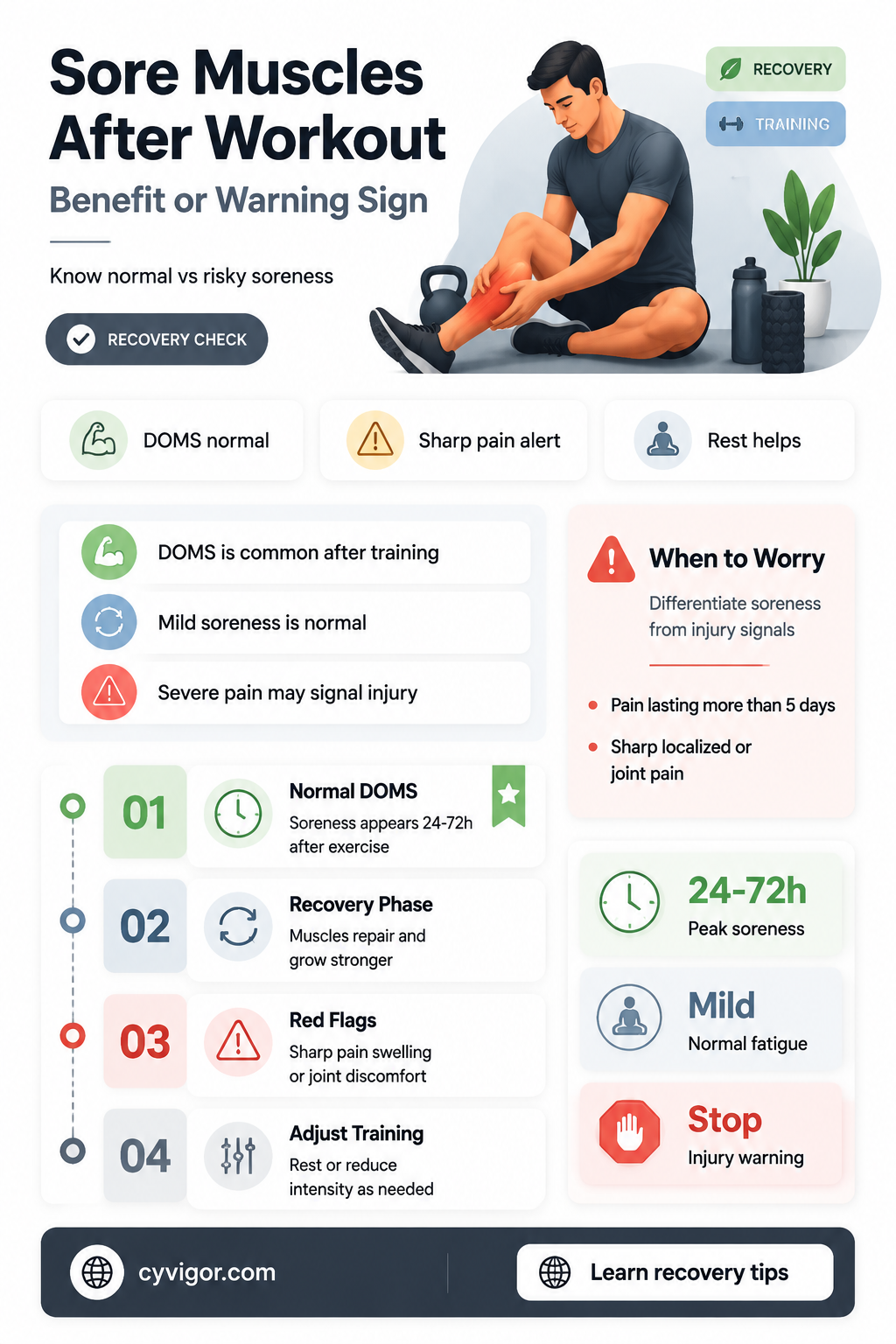 are sore muscles after a workout good