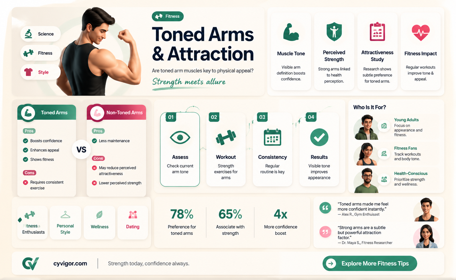are arm muscles attractive