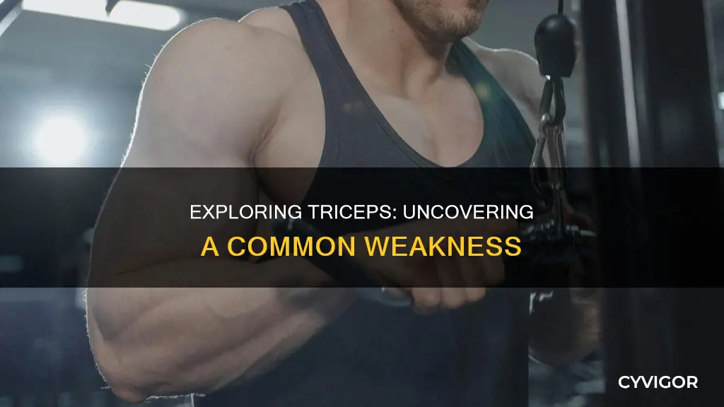 are triceps a weak muscle