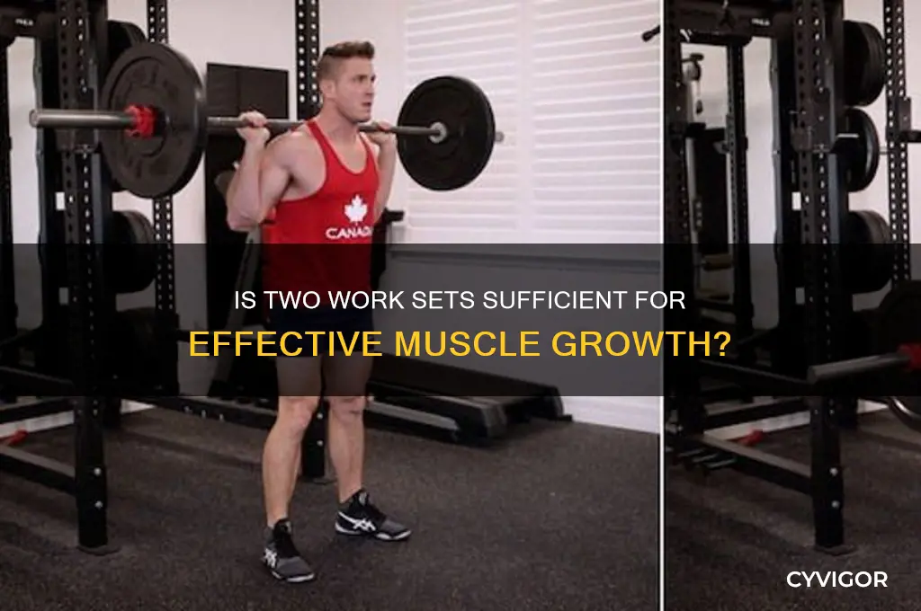 are two work sets enough to gain muscle