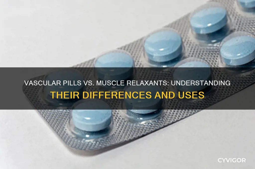 are vascular pills and muscle relaxants the same
