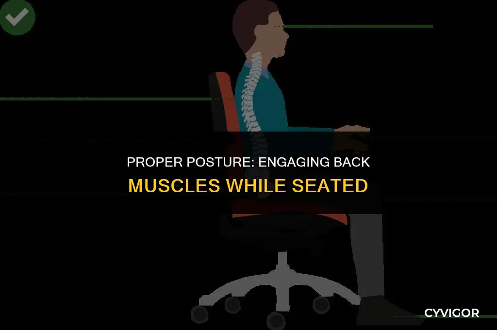 are you supposed to squeeze your back muscles when sitting