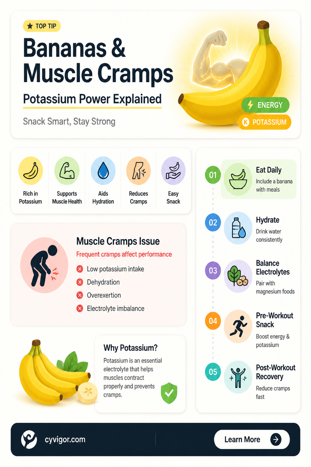 are bananas good for muscle cramps