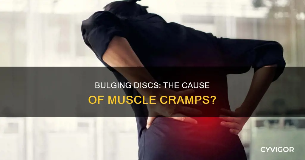 can a bulging disc cause muscle cramps