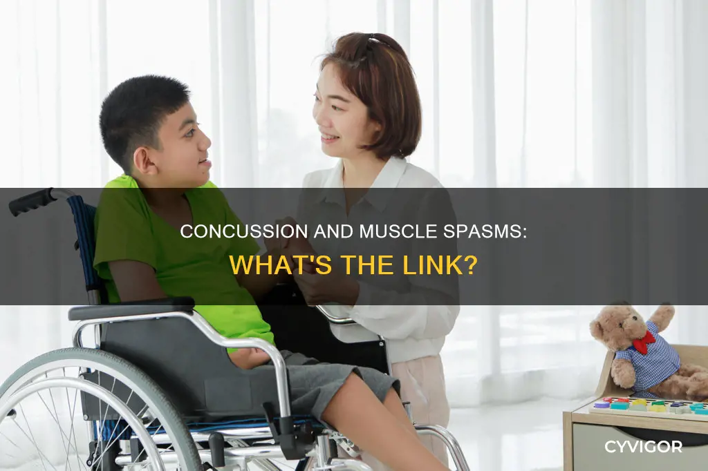 can a concussion cause muscle spasms