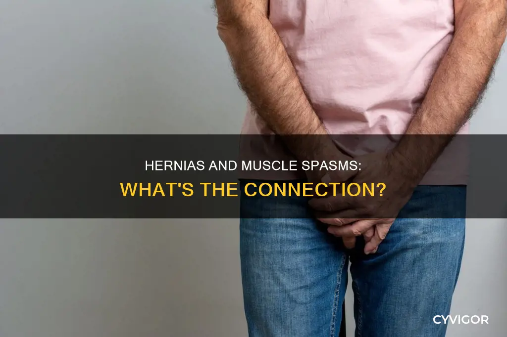 can a hernia cause muscle spasms