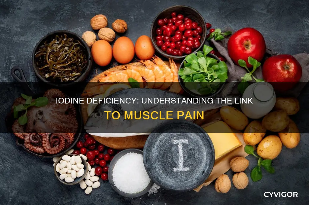 can a lack of iodine cause muscle pain