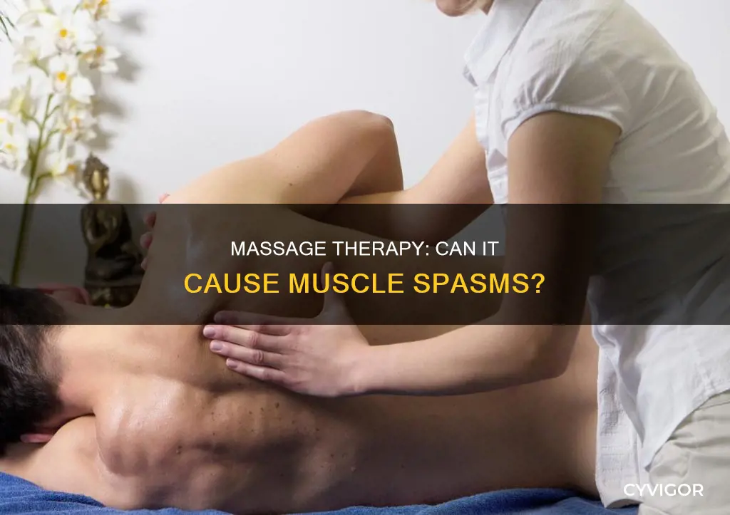 can a massage cause muscle spasms