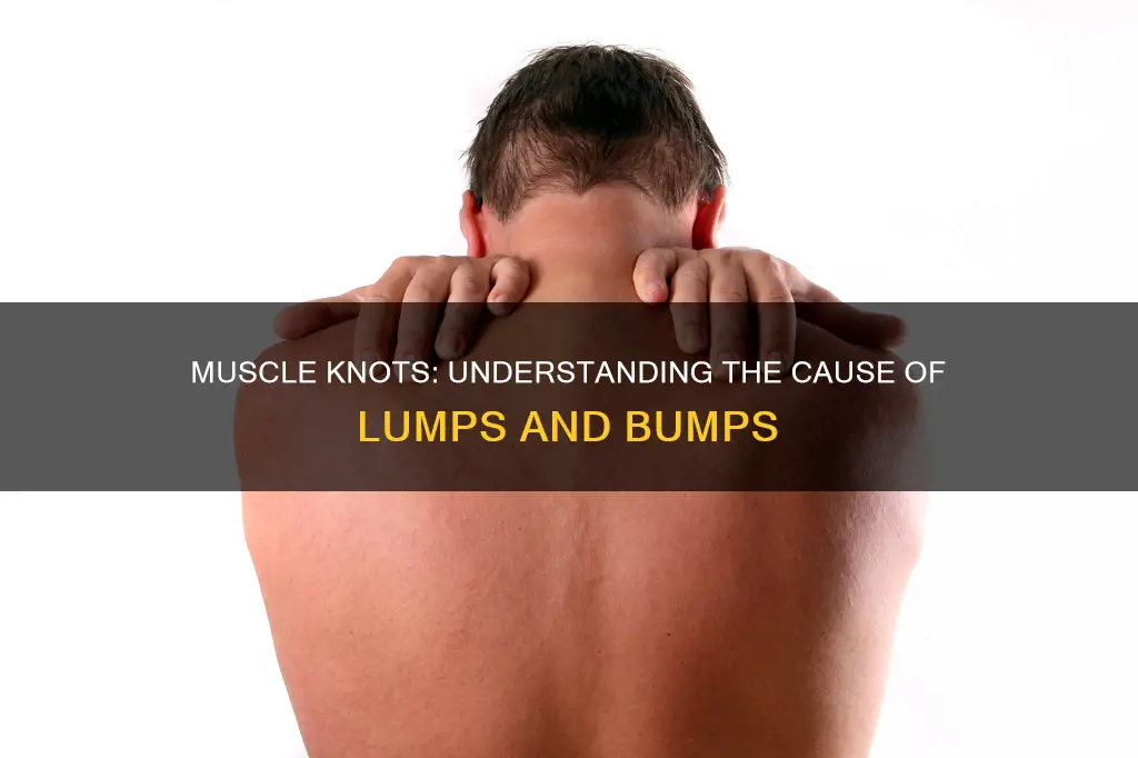 can a muscle knot cause a lump