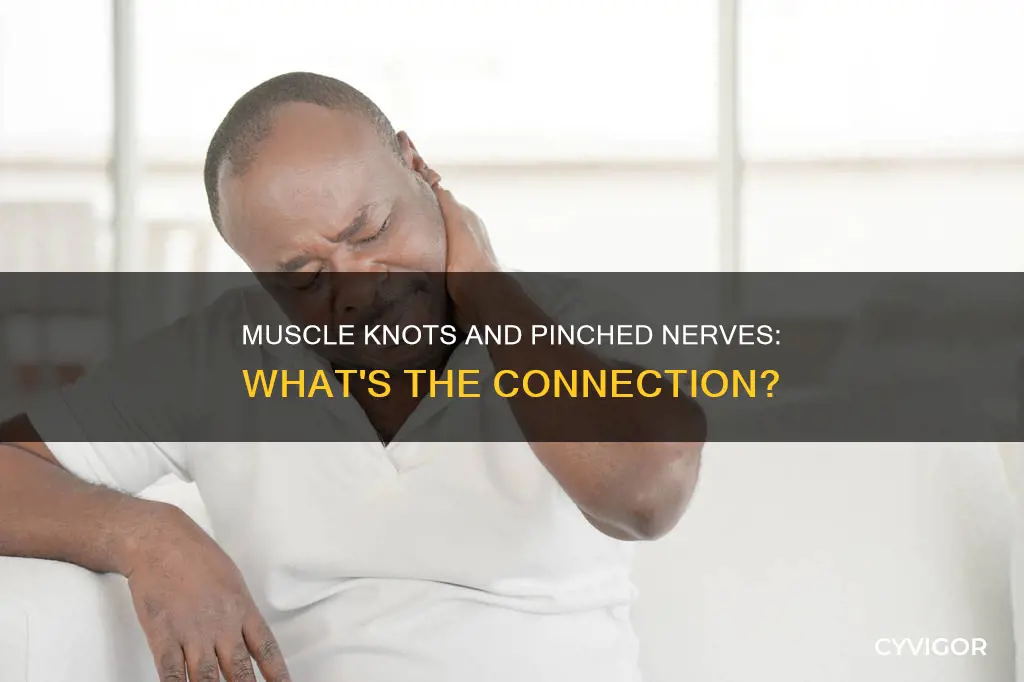 can a muscle knot cause a pinched nerve