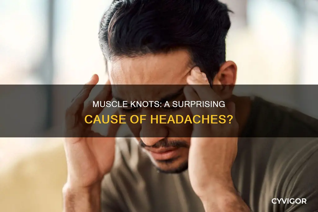 can a muscle knot cause headaches