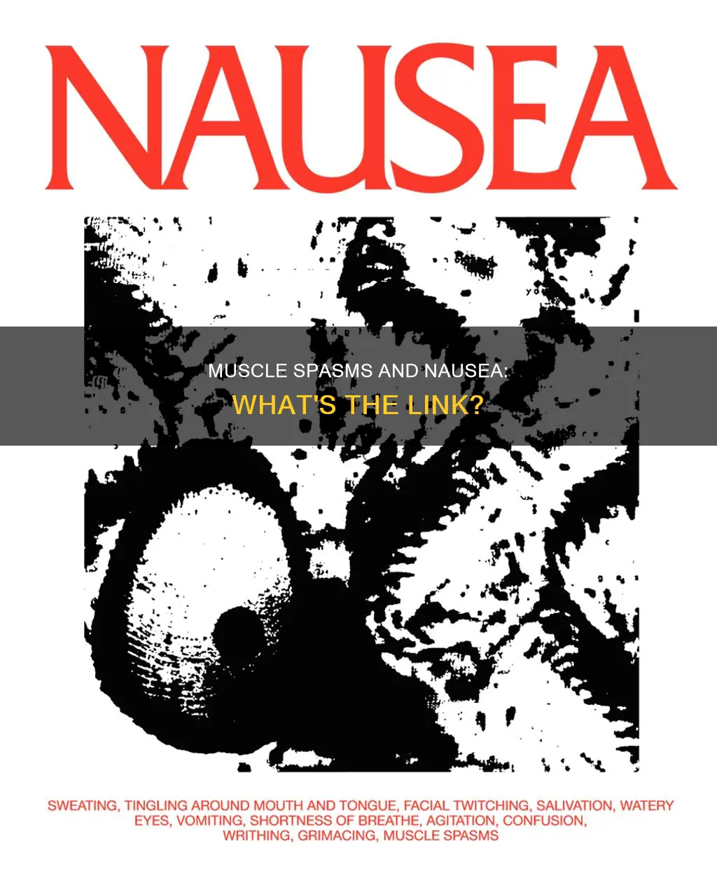 can a muscle squeezing your stomach cause nausea