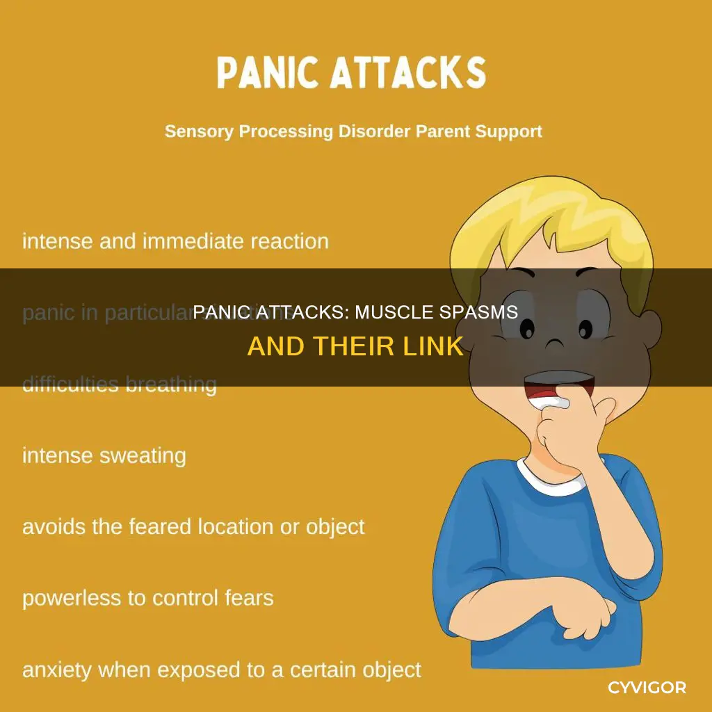 can a panic attack cause muscle spasms