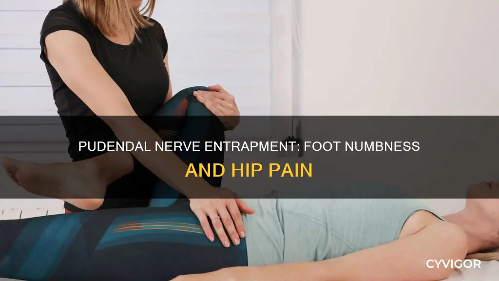 can a pud hip muscle cause foot numbness