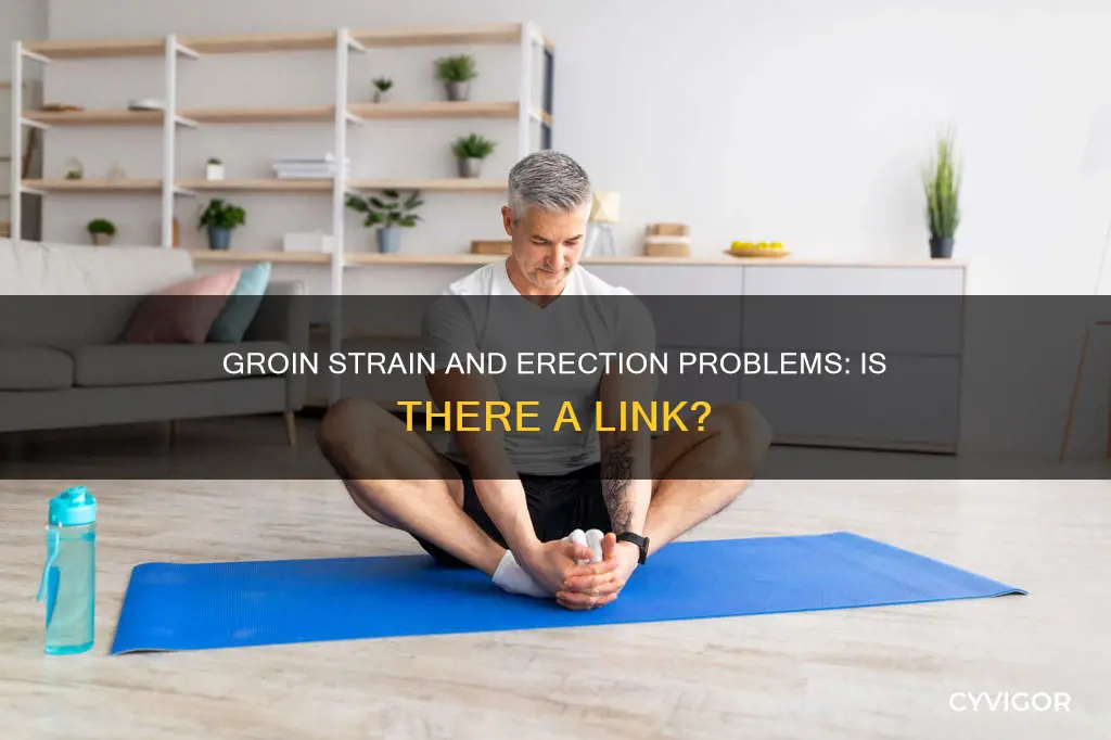 can a pulled groin muscle cause erectile dysfunction