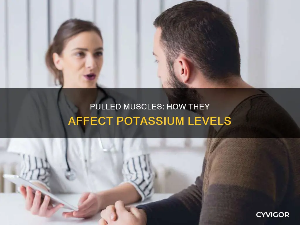 can a pulled muscle cause high potassium