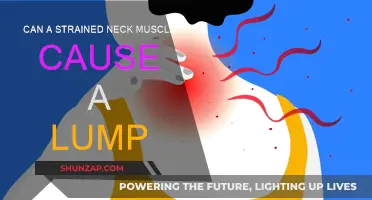 Neck Muscle Strain: Lump Alert!