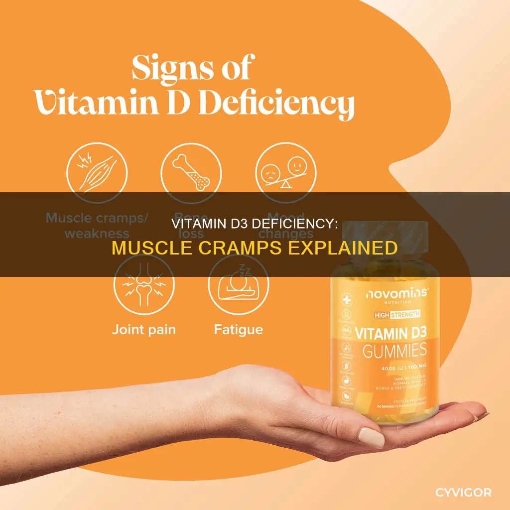 can a vitamin d3 deficiency cause muscle cramps
