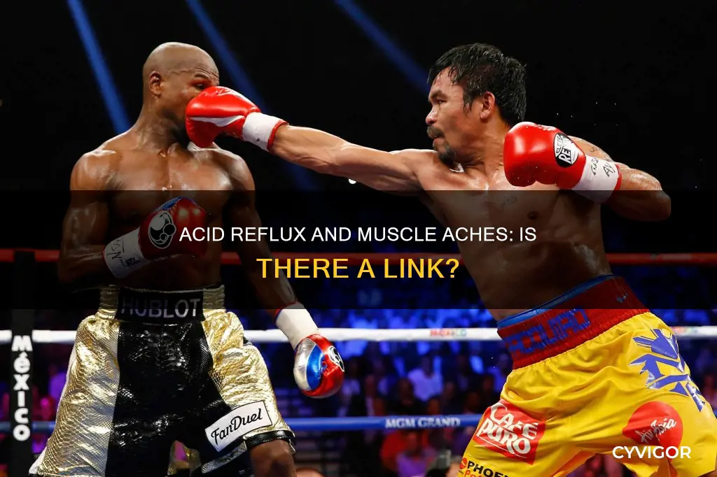 can acid reflux cause muscle aches
