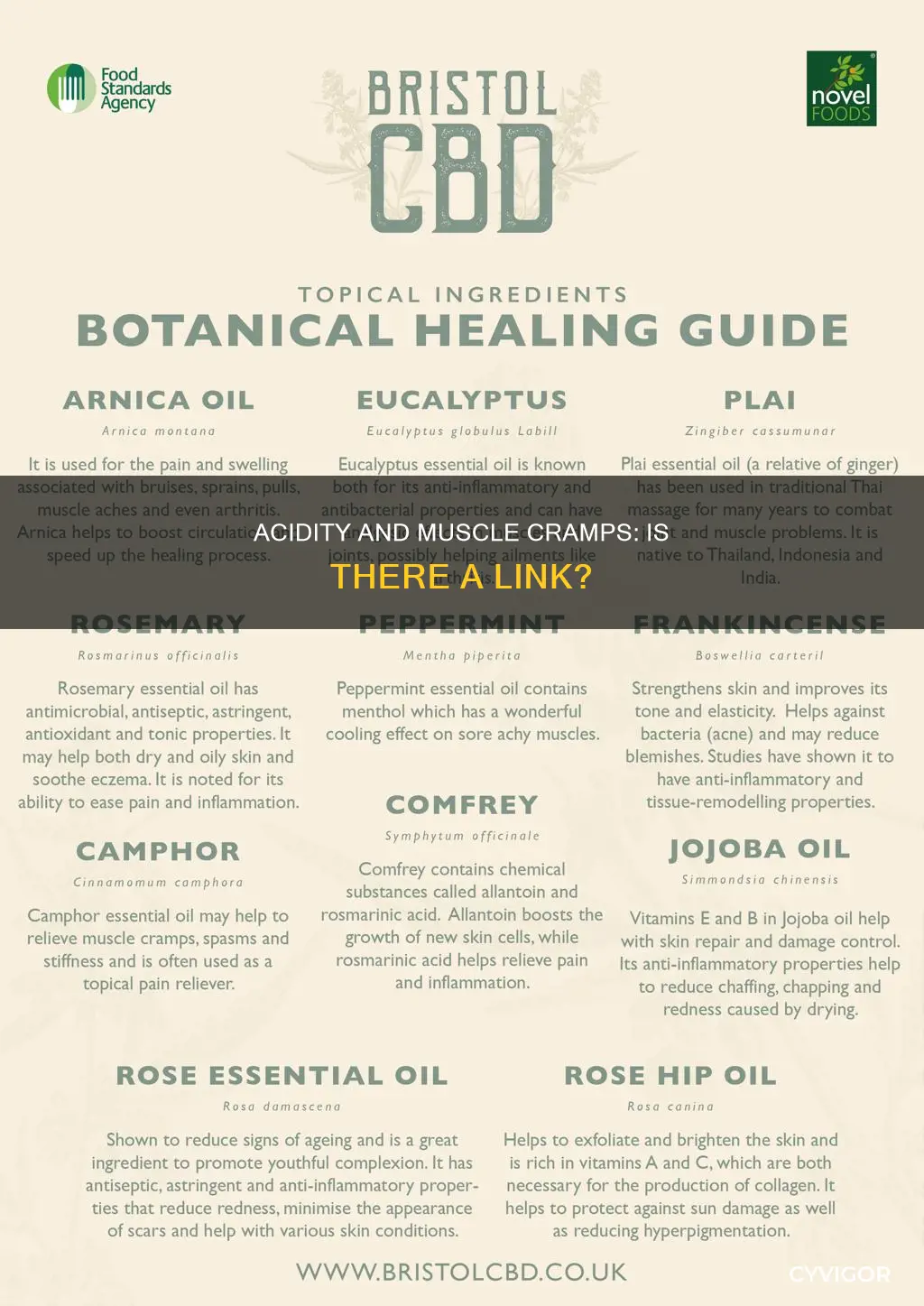 can acidity cause muscle cramps