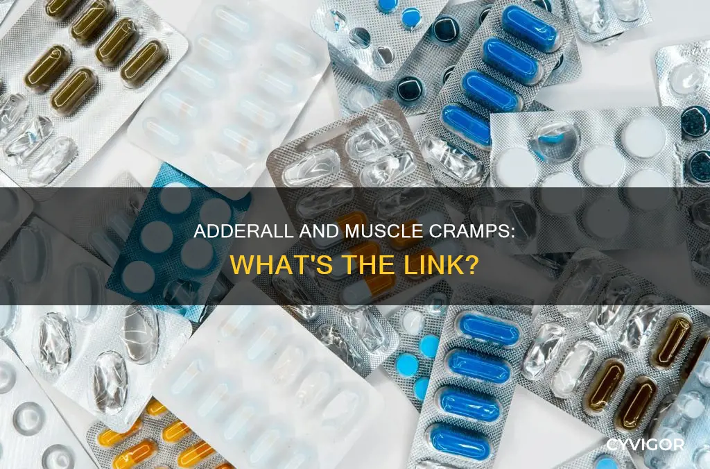 can adderall cause muscle cramps