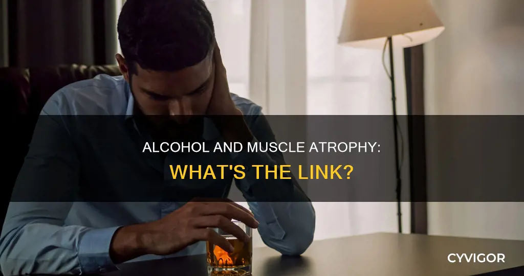 can alcohol cause muscle atrophy