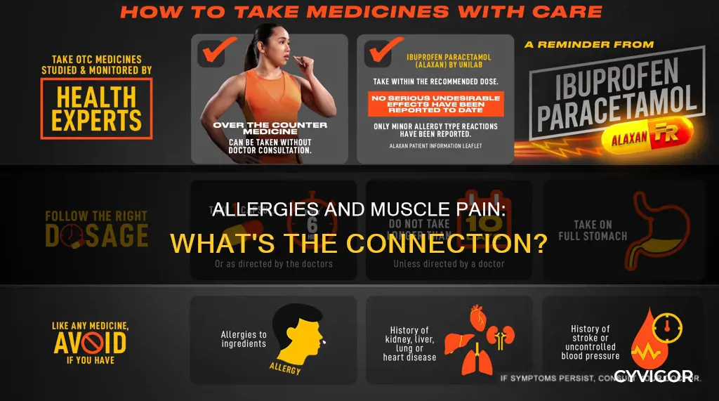 can allergies cause muscle and joint pain