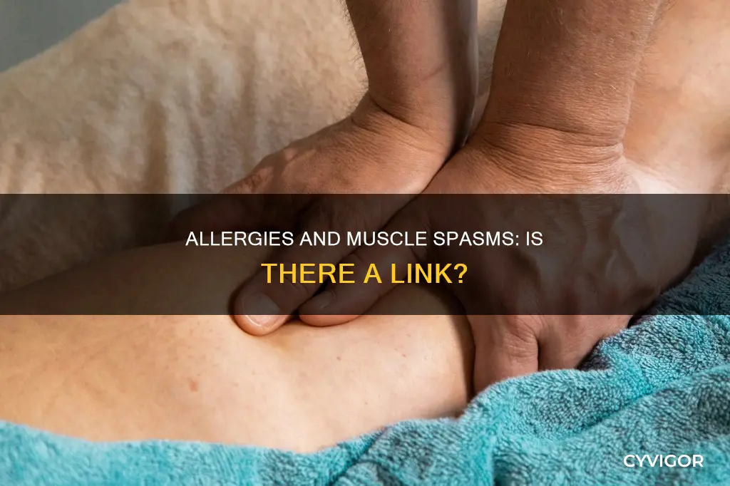 can allergies cause muscle spasms