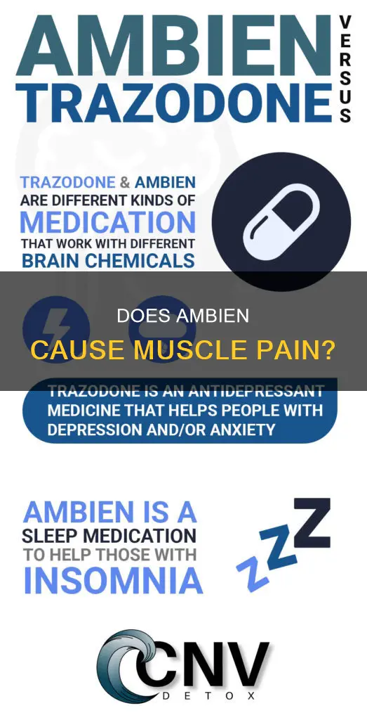 can ambien cause muscle pain