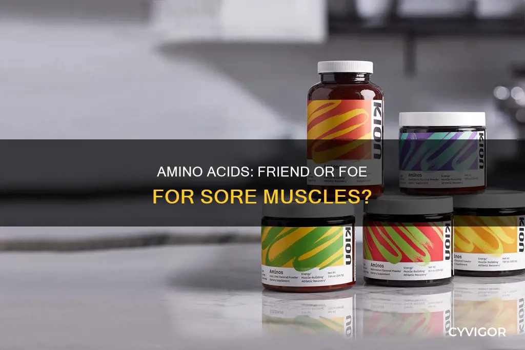 can amino acids cause muscle aches