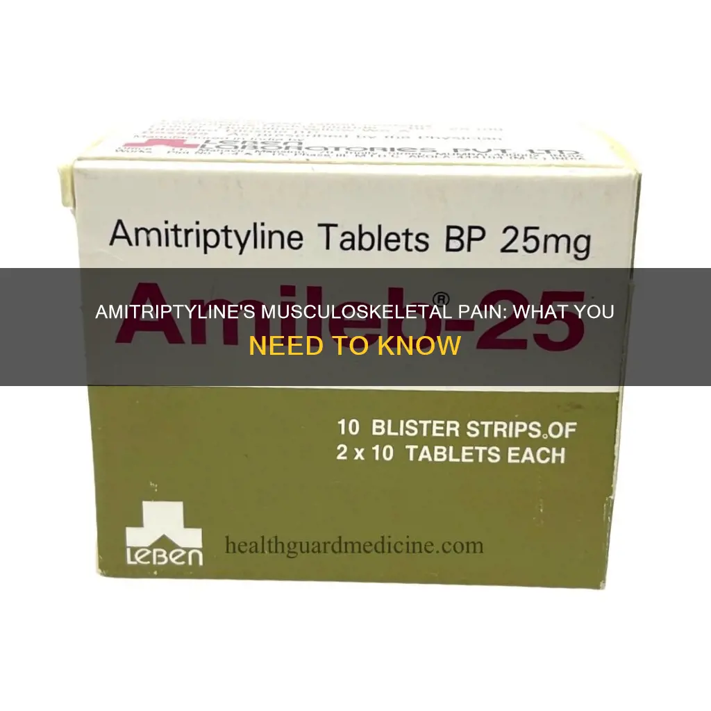 can amitriptyline cause muscle and joint pain