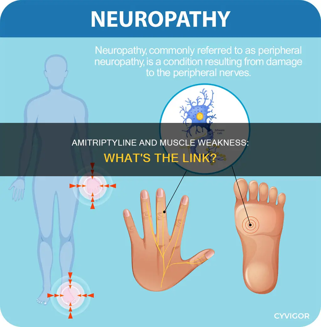 can amitriptyline cause muscle weakness