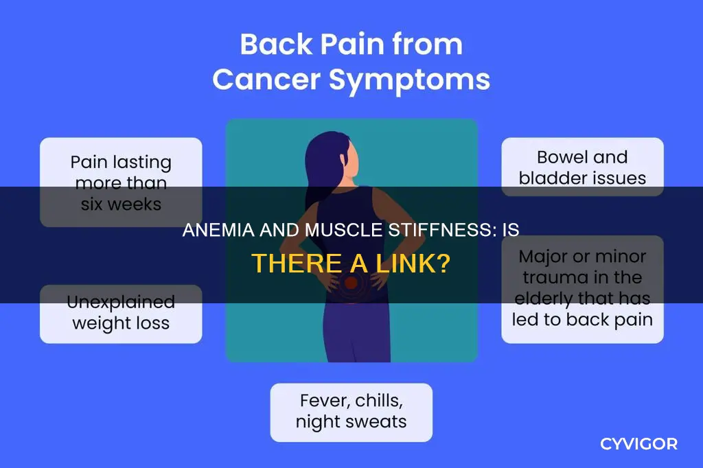 can anemia cause muscle stiffness