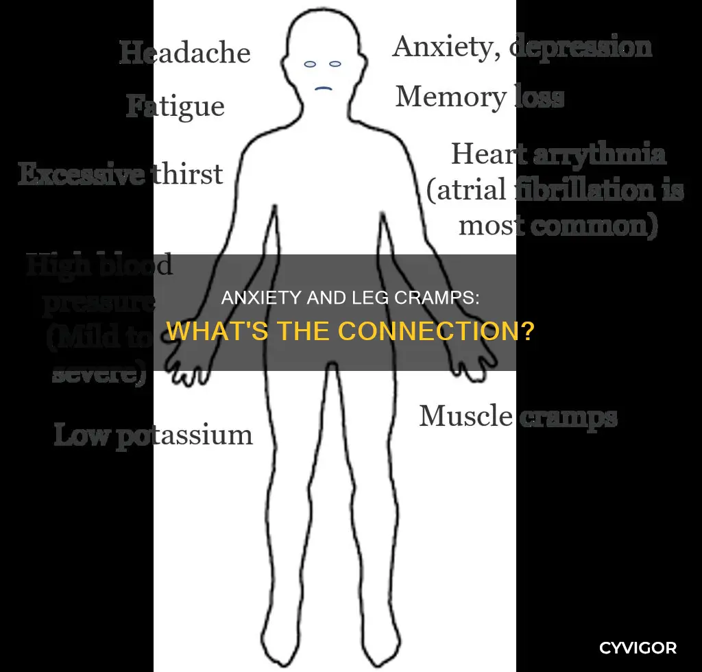 can anxiety cause leg muscle cramps