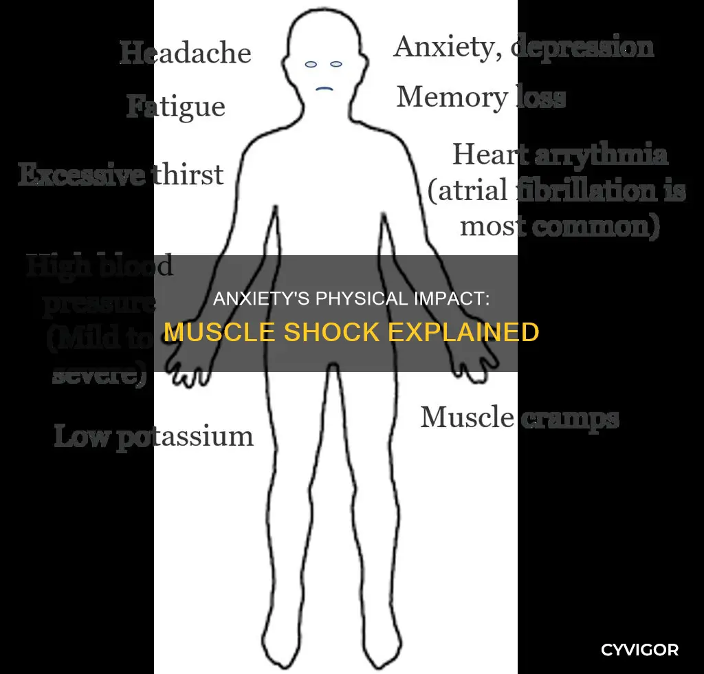 can anxiety cause muscle shock