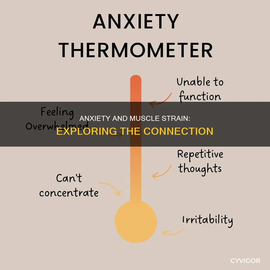 can anxiety cause muscle strain