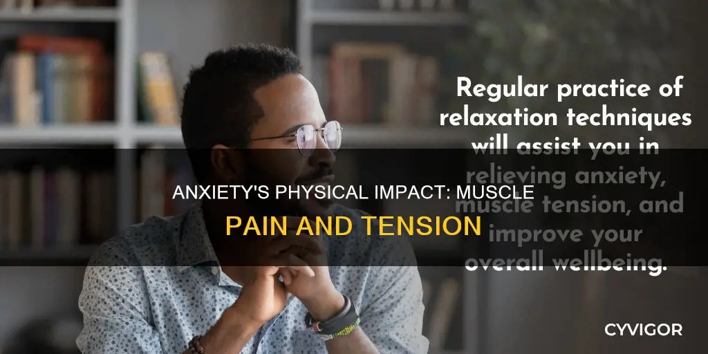 can anxiety cause muscles to hurt