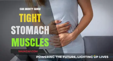 Anxiety's Physical Impact: Tight Stomach Muscles