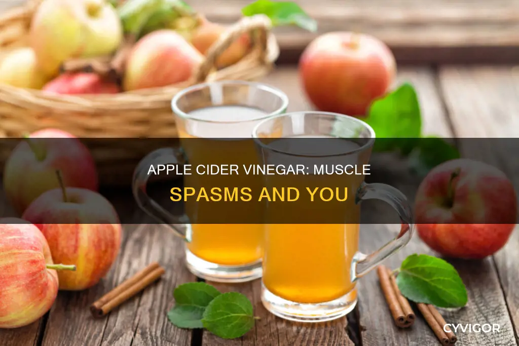 can apple cider vinegar cause muscle spasms