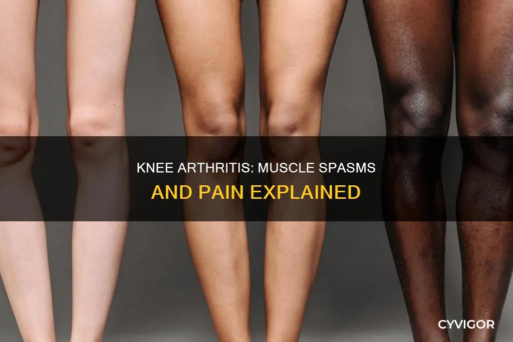 can arthritic in the knee cause muscle pain and spasms